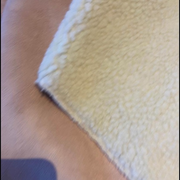 Missguided faux shearling/suede pastel color waterfall coat size XS BRAND NEW - Picture 3 of 5